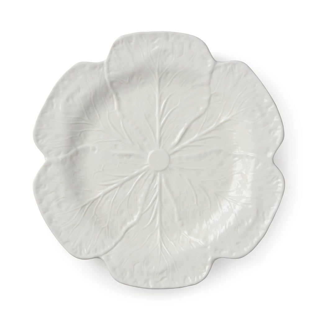 Le Jardin White Cabbage 3-D Dinner Plate 11 in