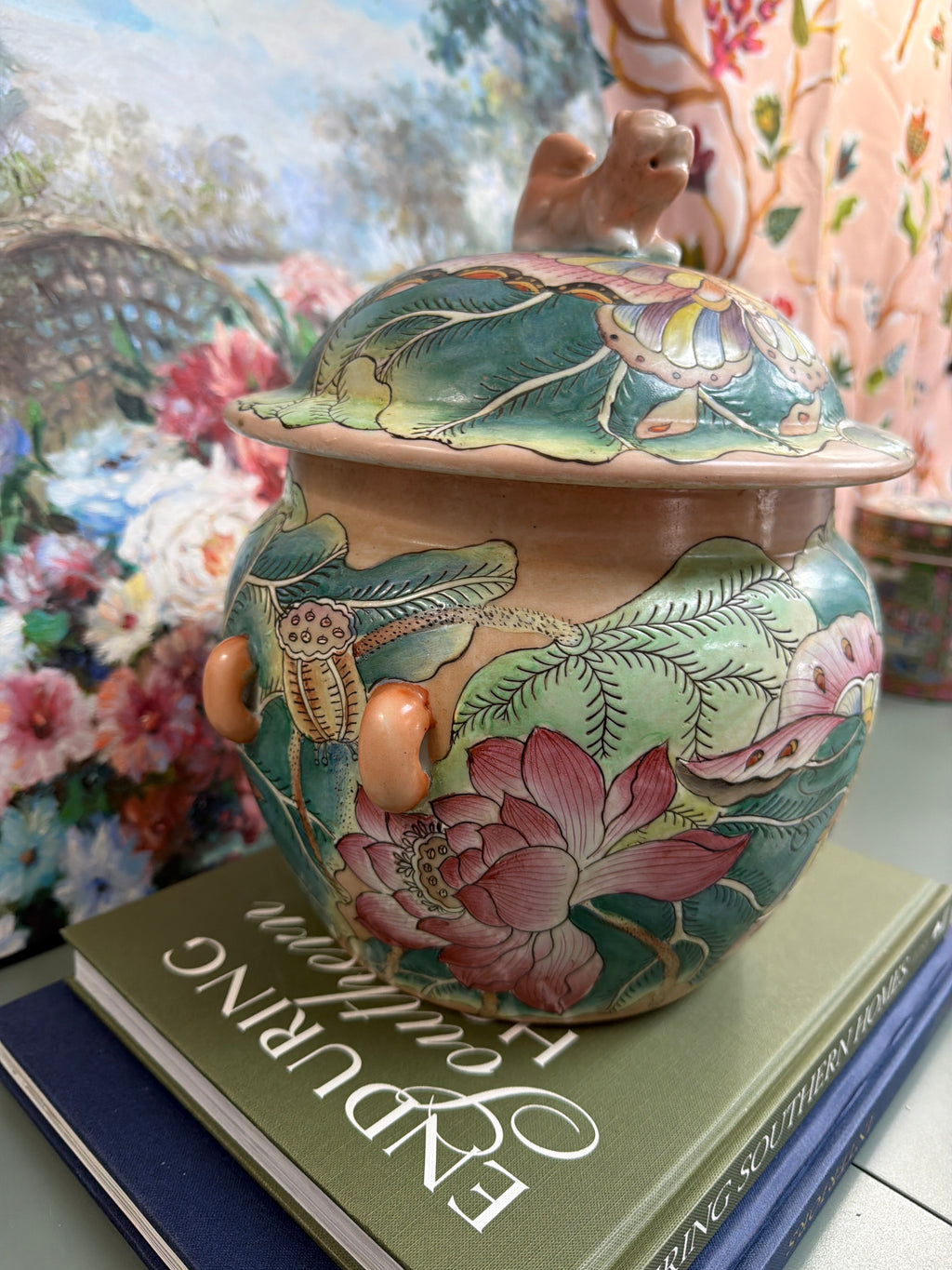 Bok Choy Lidded Jar