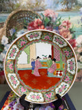 Vintage 10” Rose Medallion Plate