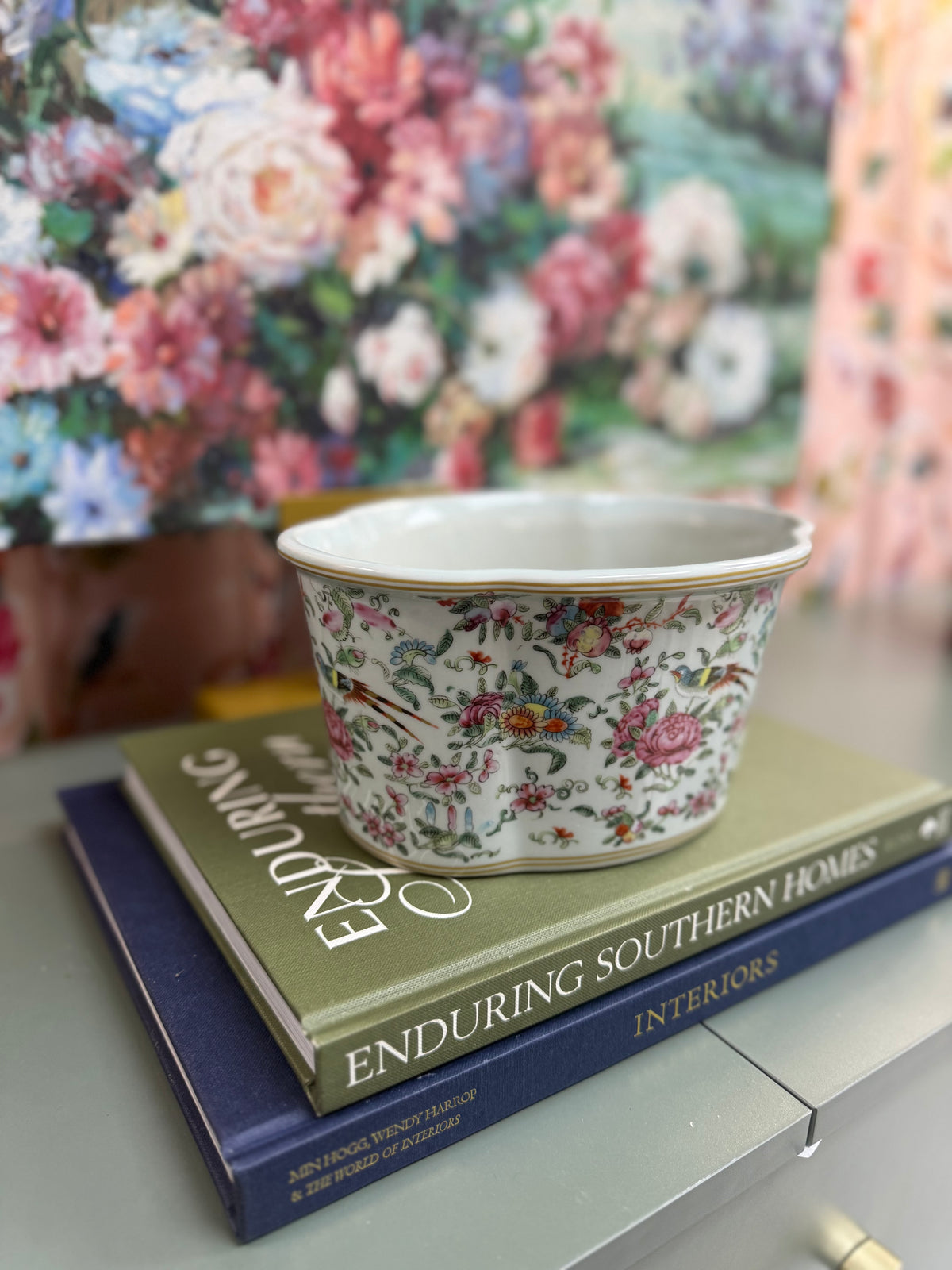 New Large Rose Canton Footbath