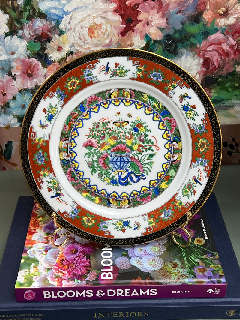 Vintage Famille Butterly Plate