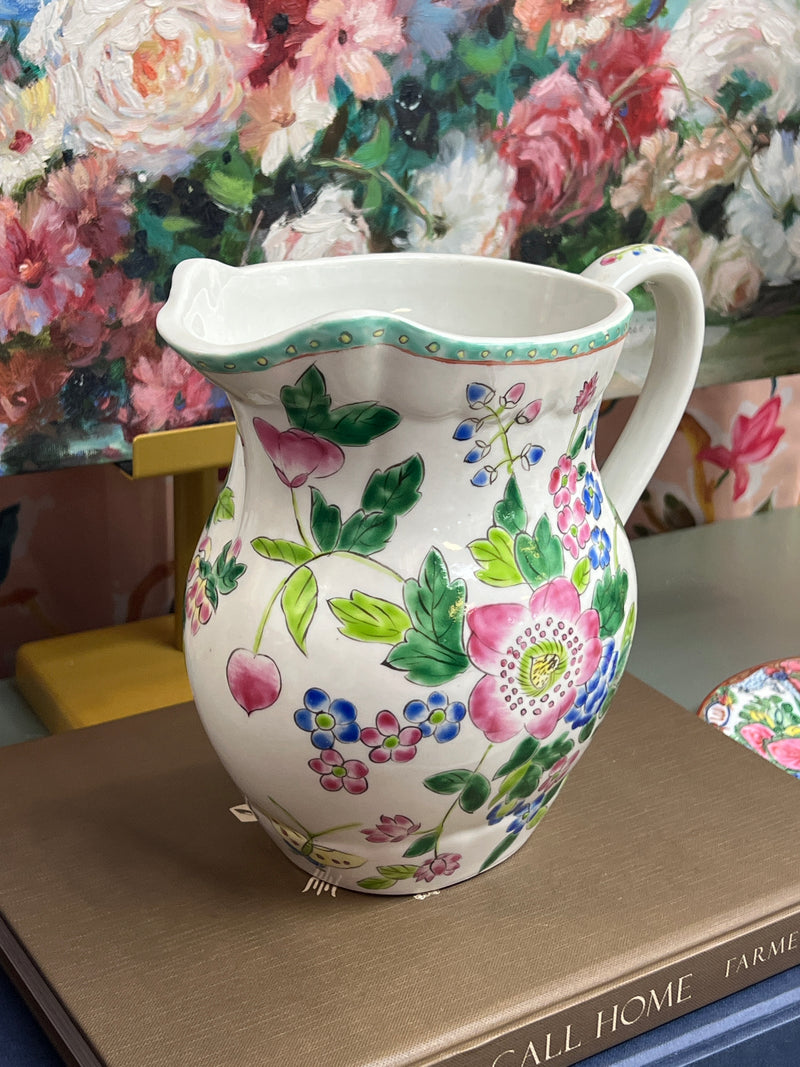Floral Pitcher