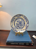 Blue Transferware Shallow Plate