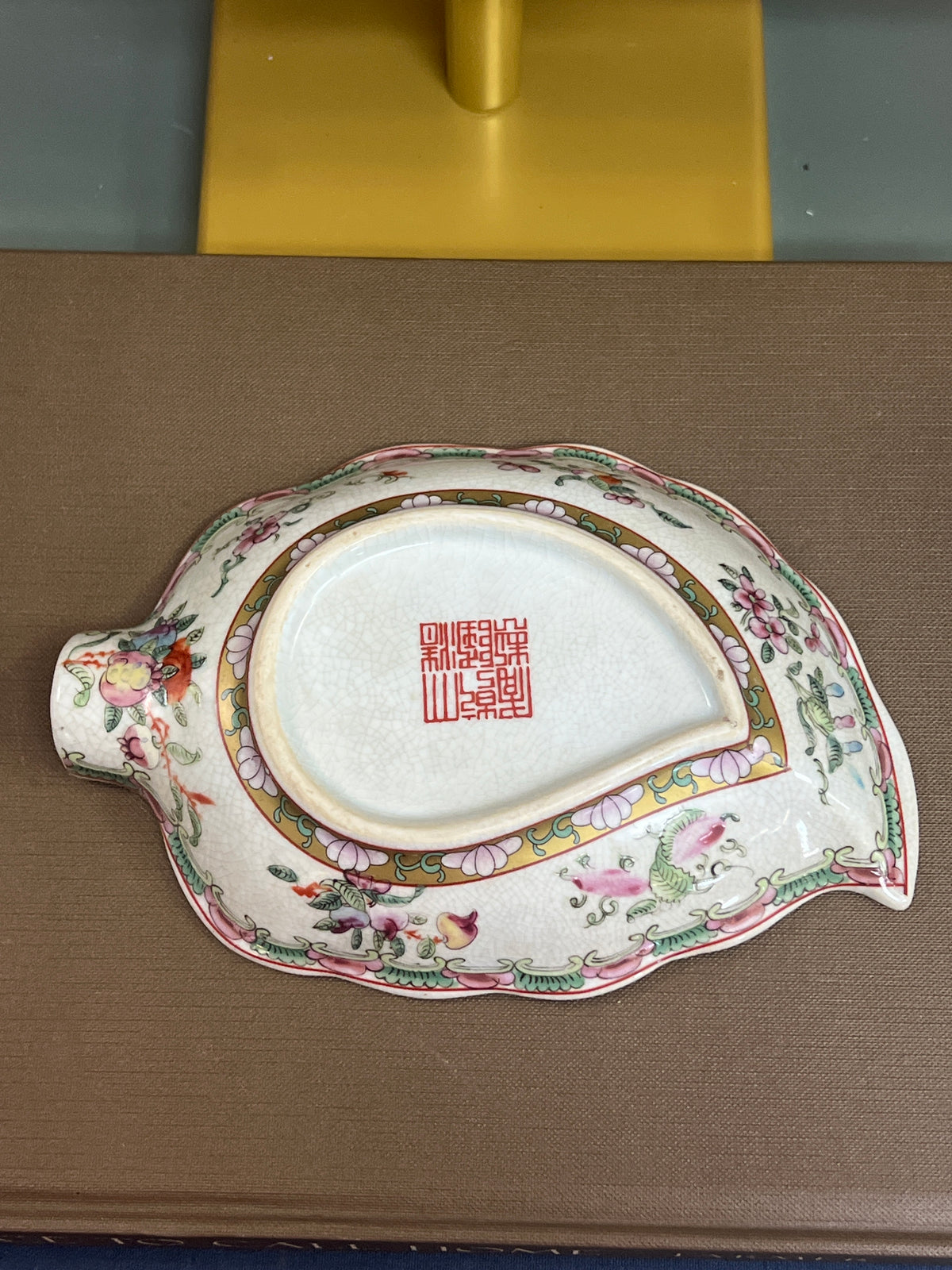 New Rose Canton Leaf Plate
