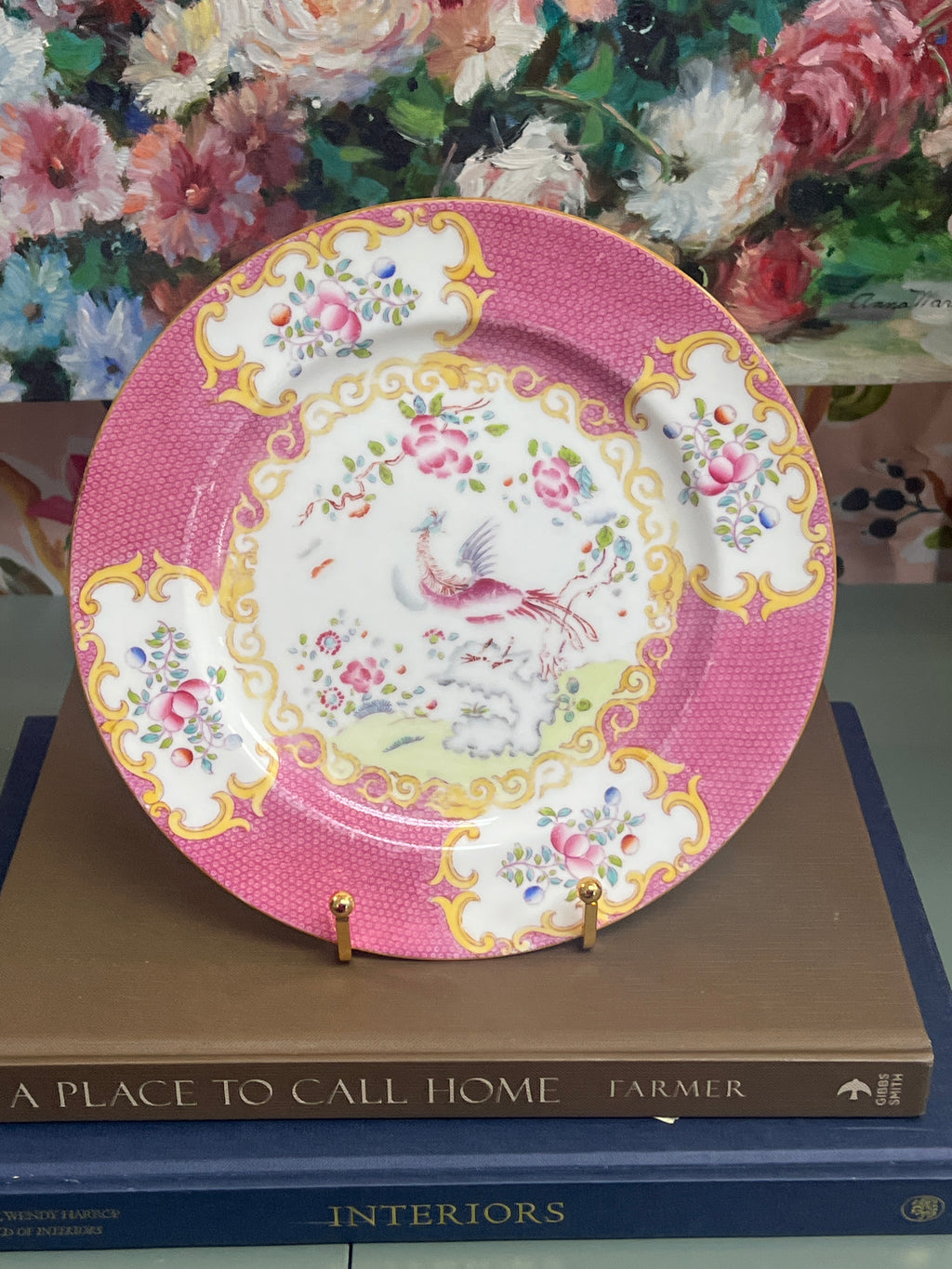 Pink Minton Plate