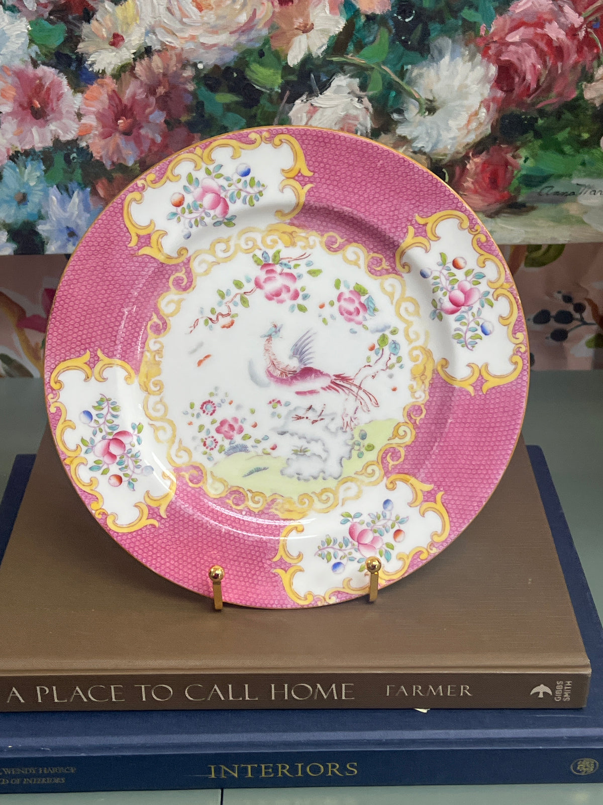 Pink Minton Plate