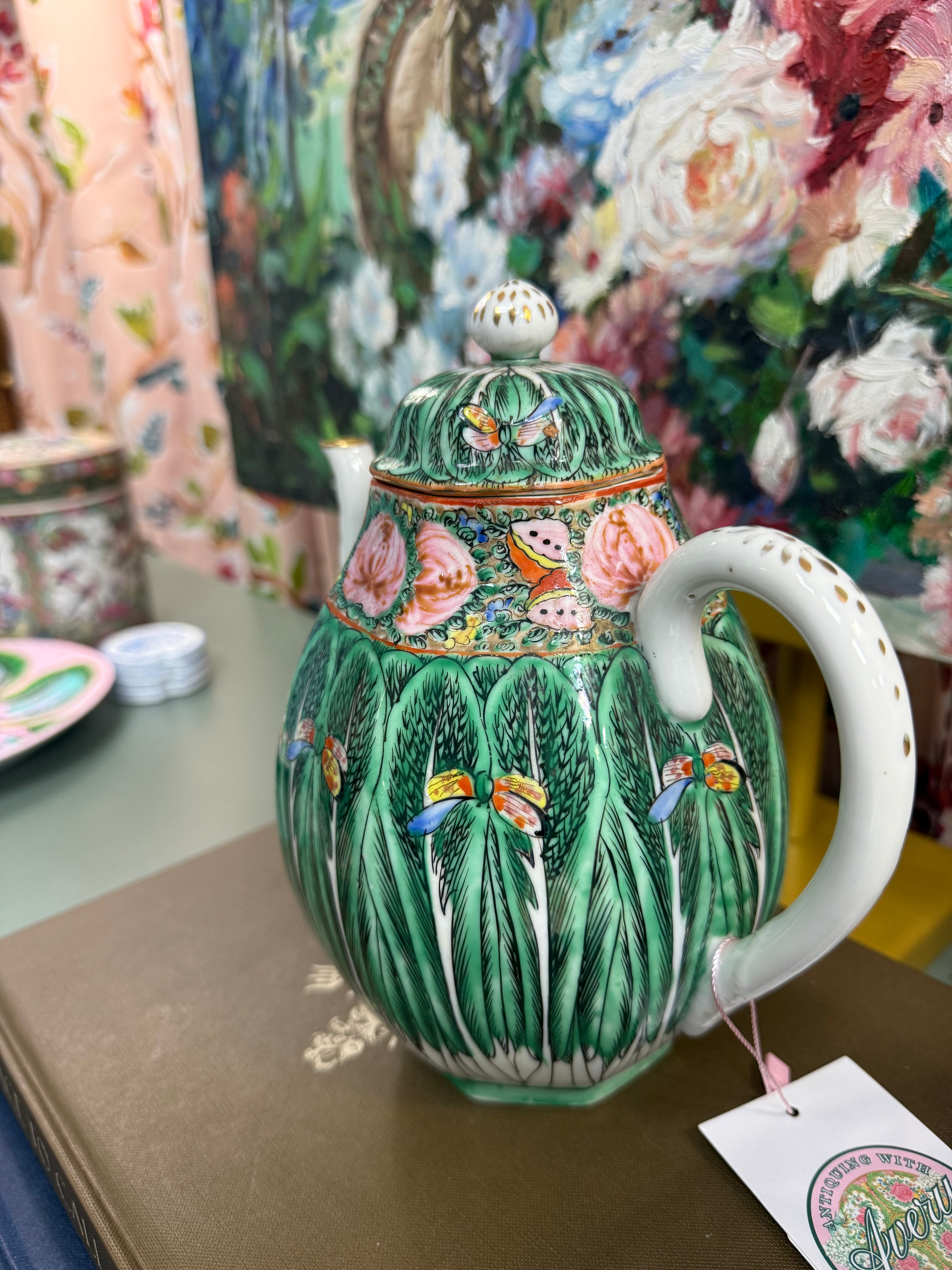 8.5” Bok Choy Large Teapot