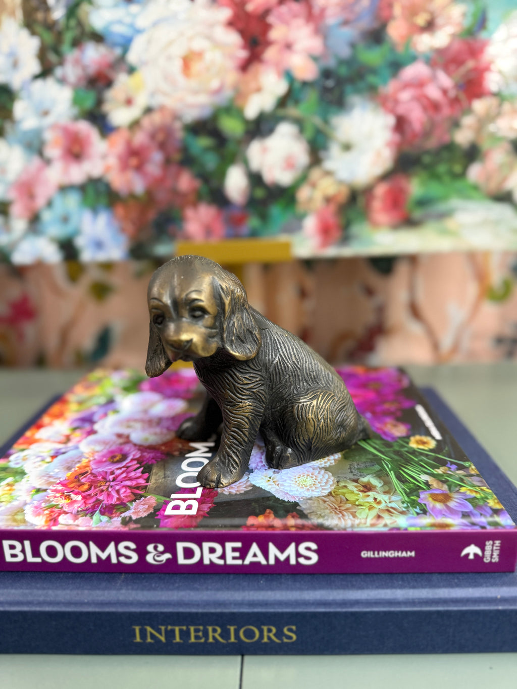 Brass Cocker Spaniel Dog