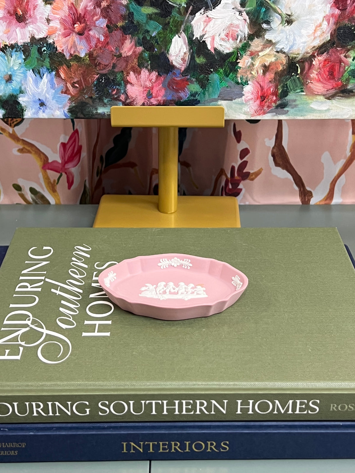 Pink Wedgwood Pen Dish