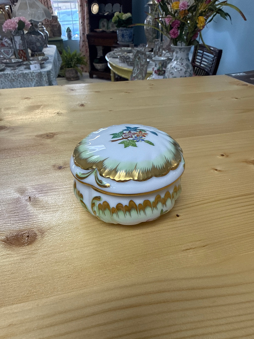Herend Chinese Bouquet Lidded Dish