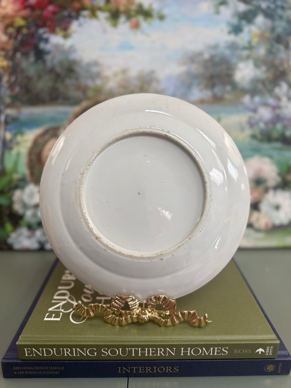 Antique Rose Medallion Dinner Plate