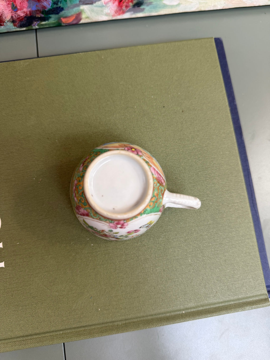 Antique Rose Medallion Teacup