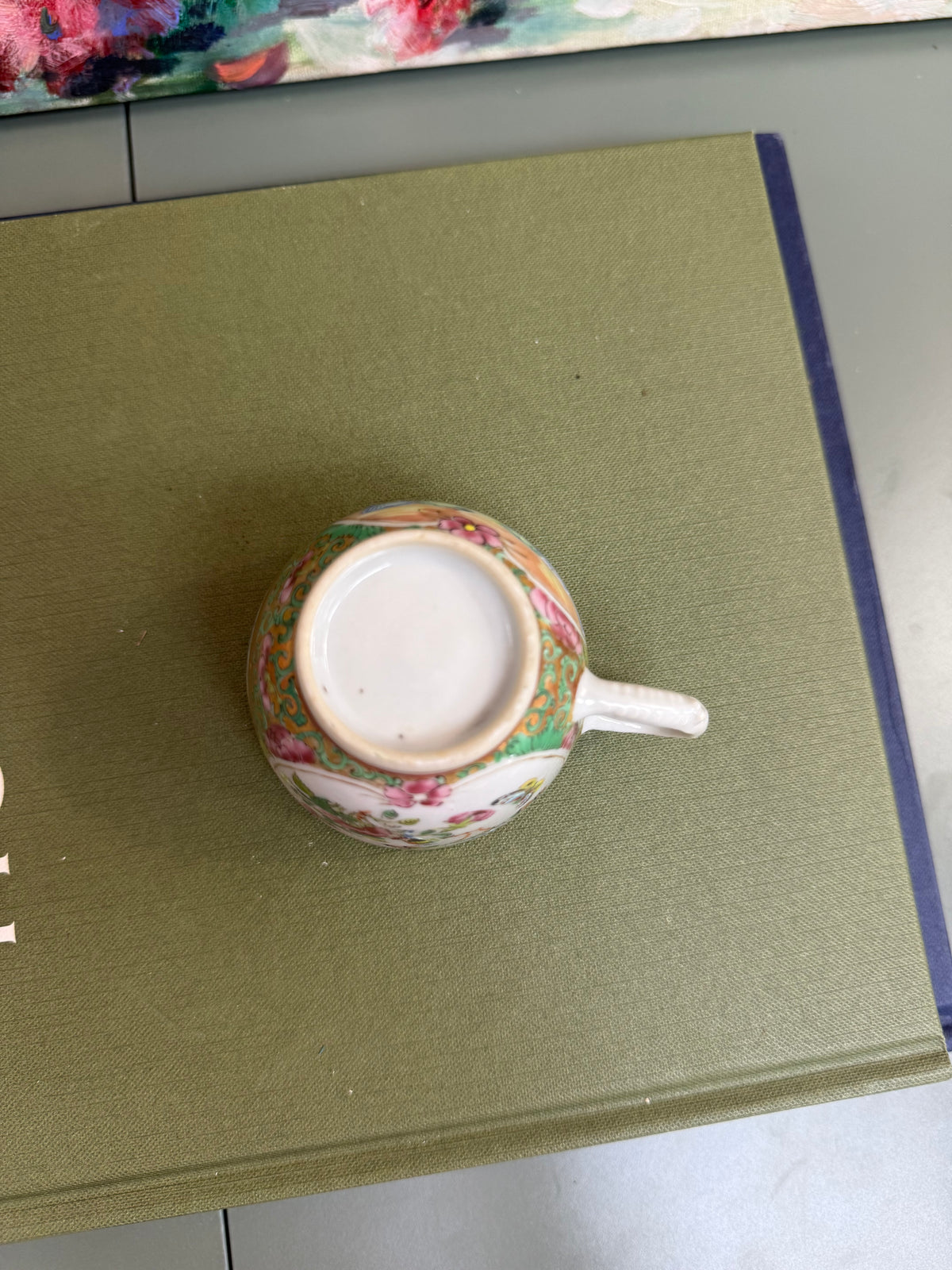 Antique Rose Medallion Teacup