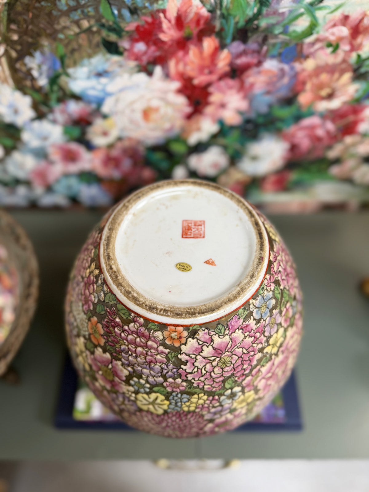 Gold Millieflur Vase