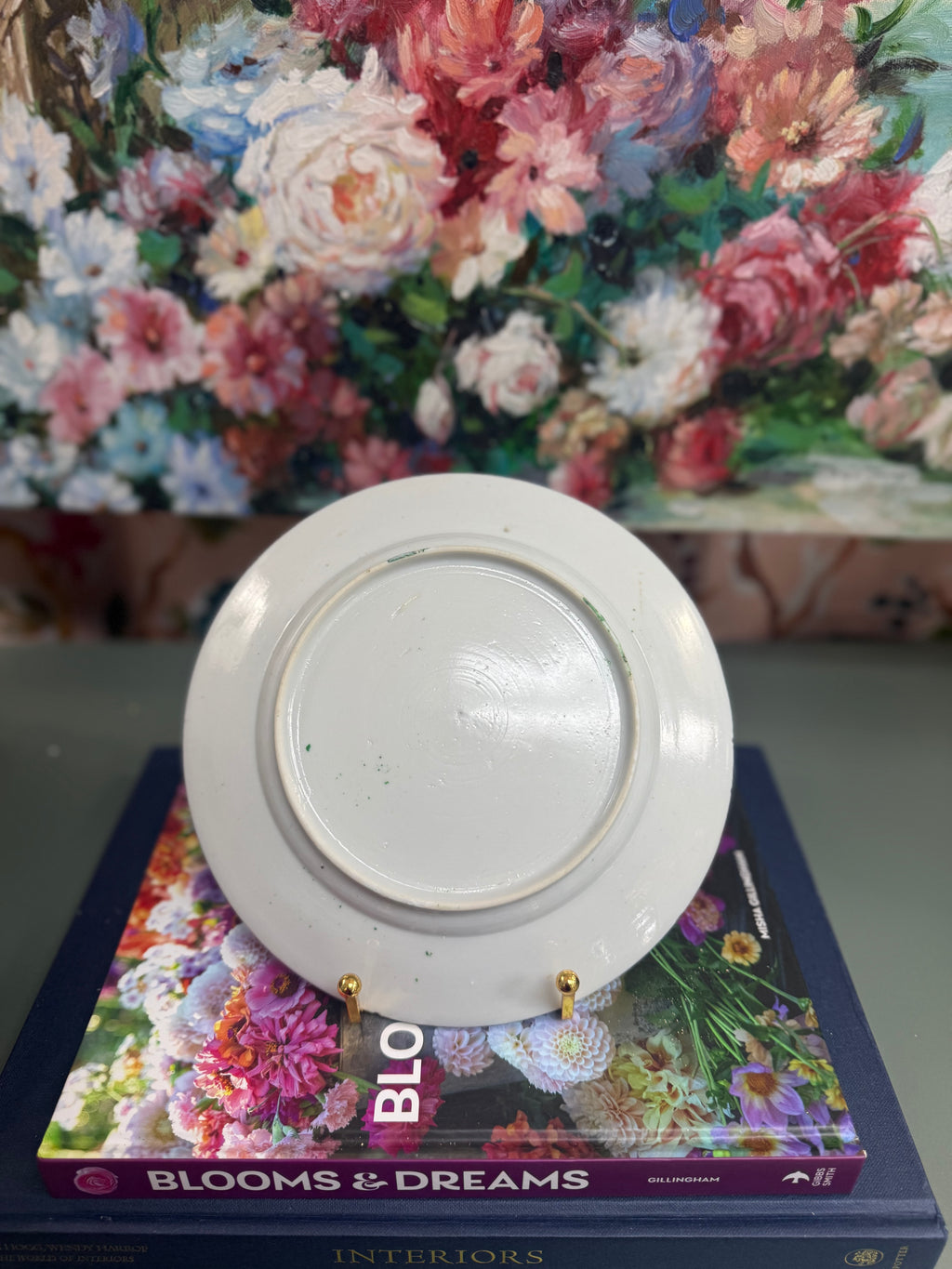 *AS IS* 8.25 Inch Antique Bok Choy Plate
