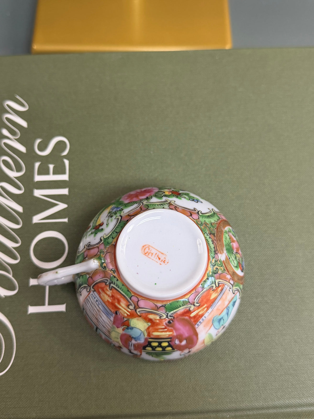 Antique Rose Medallion Teacup