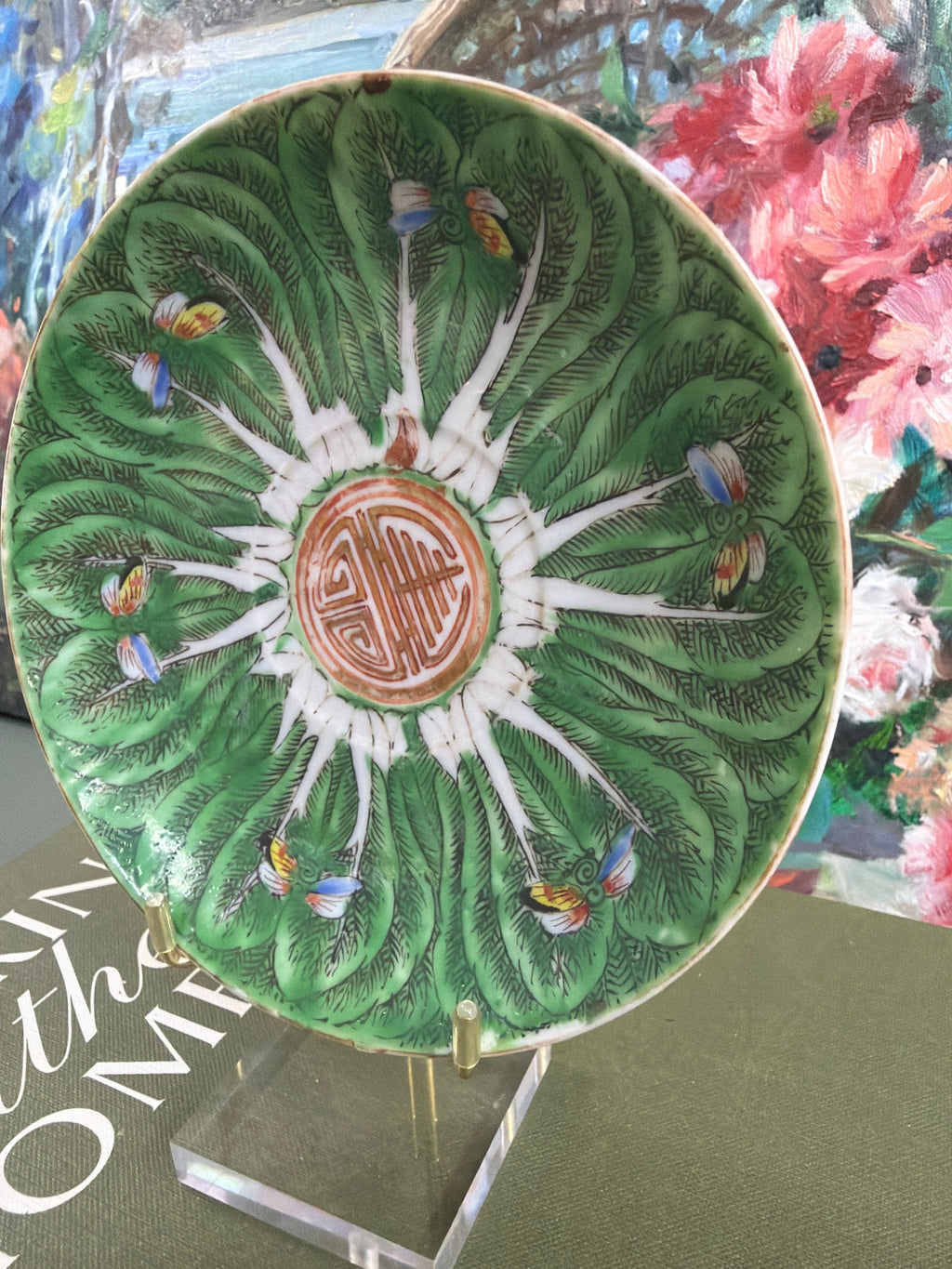 5.5” Bok Choy Saucer *PAINT LOSS*