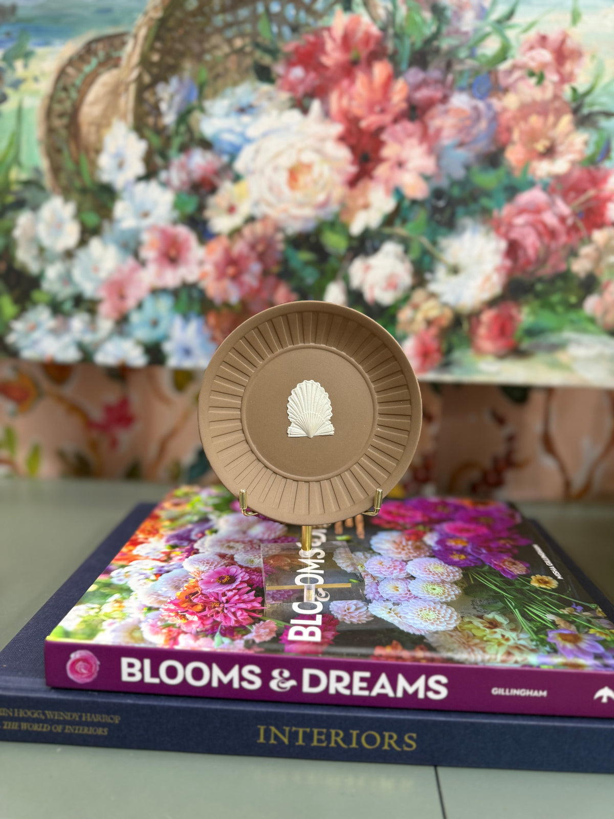 Taupe Wedgwood Shell Dish