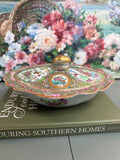 Large Antique Rose Medallion Tureen