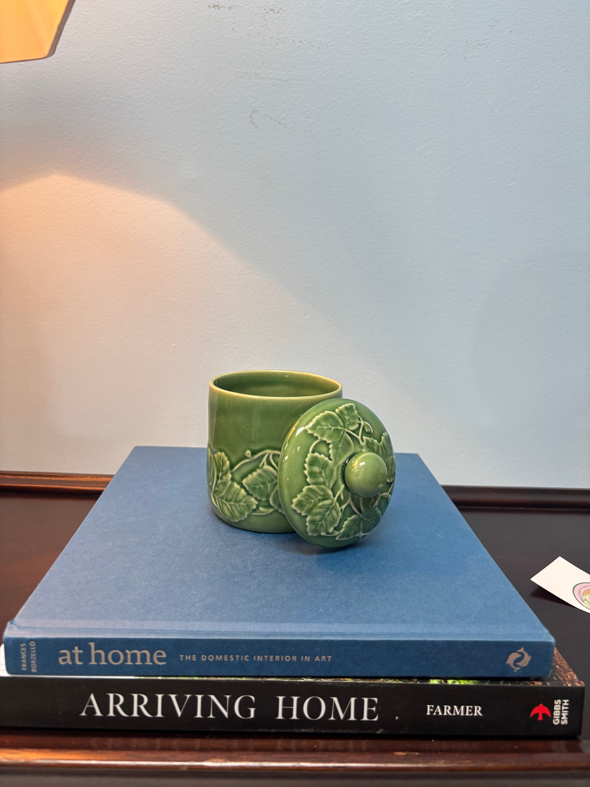 Green Bordallo Lidded Box