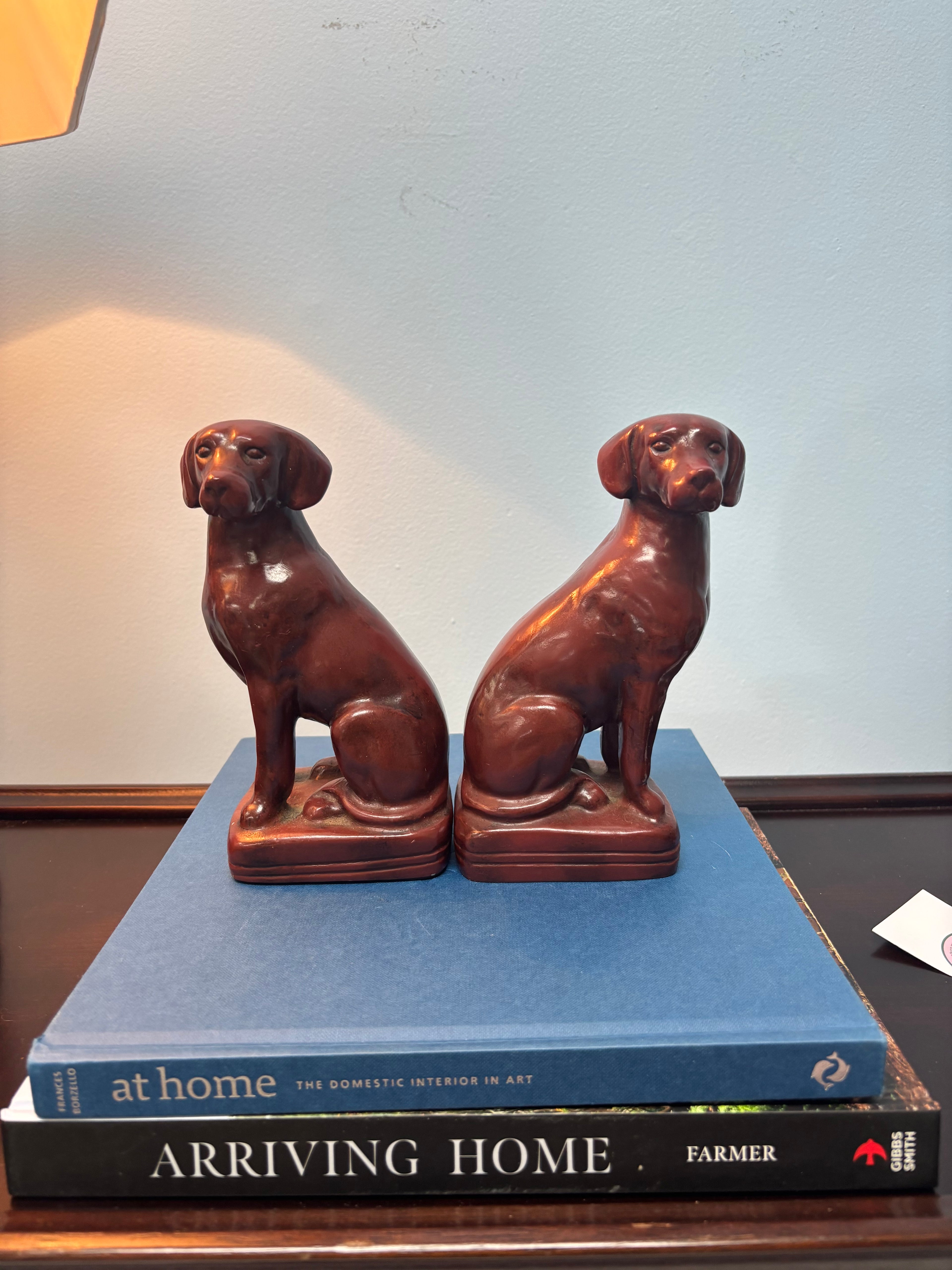 Pair of Red Staffordshire Dogs