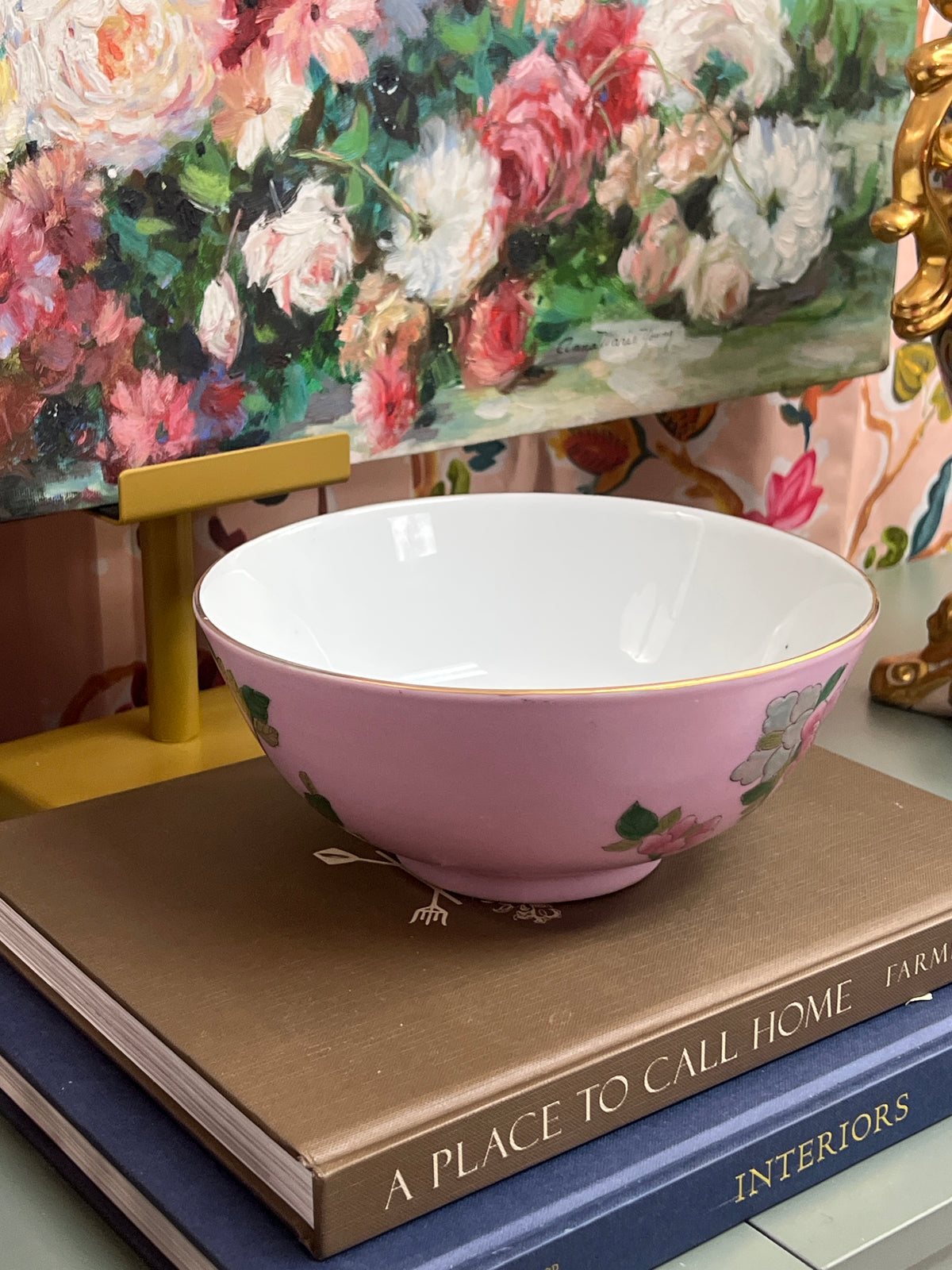 Pink Floral Bowl