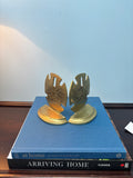 Brass Sand Dollar Bookends
