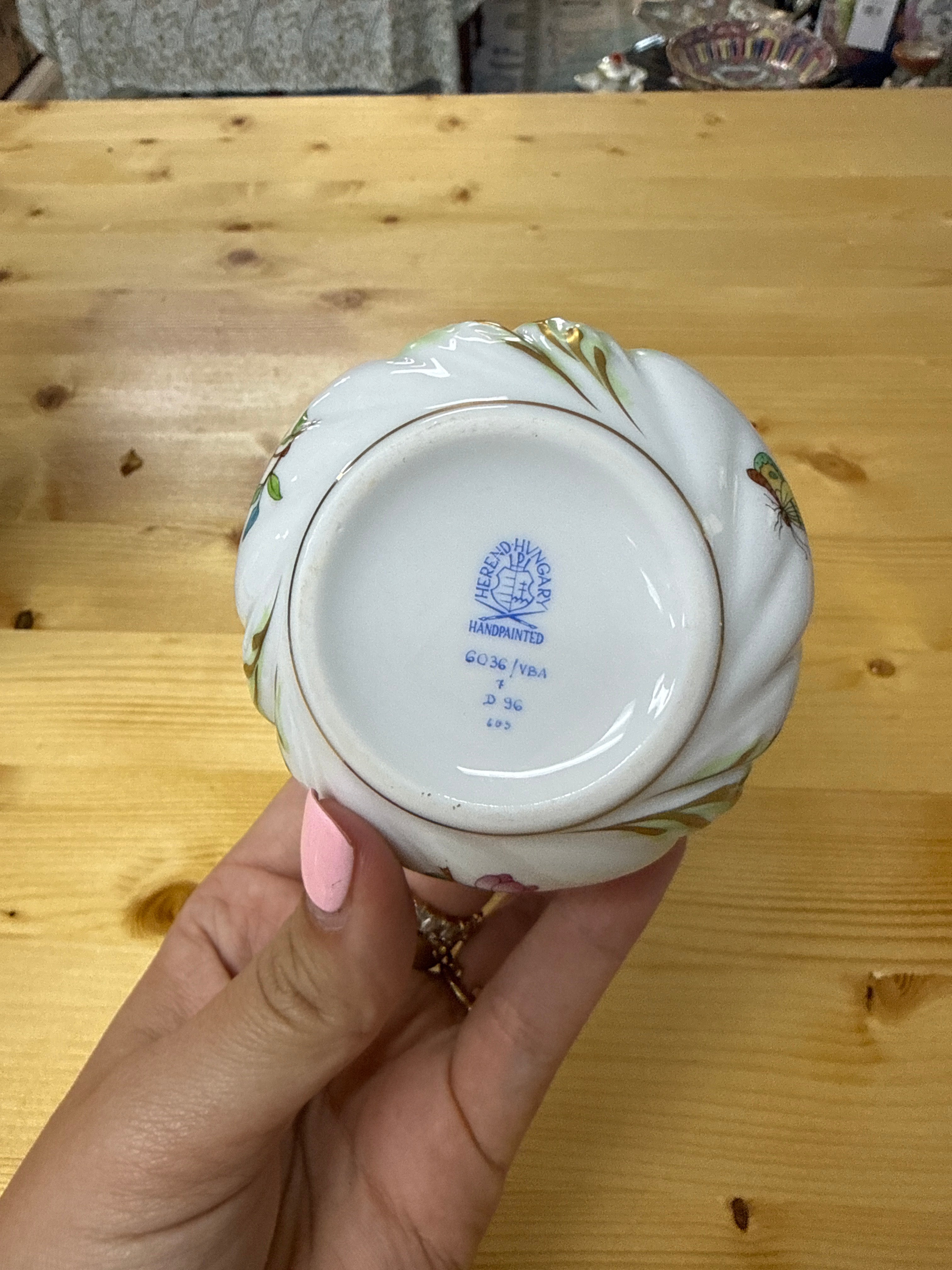 Herend Chinese Bouquet Lidded Dish