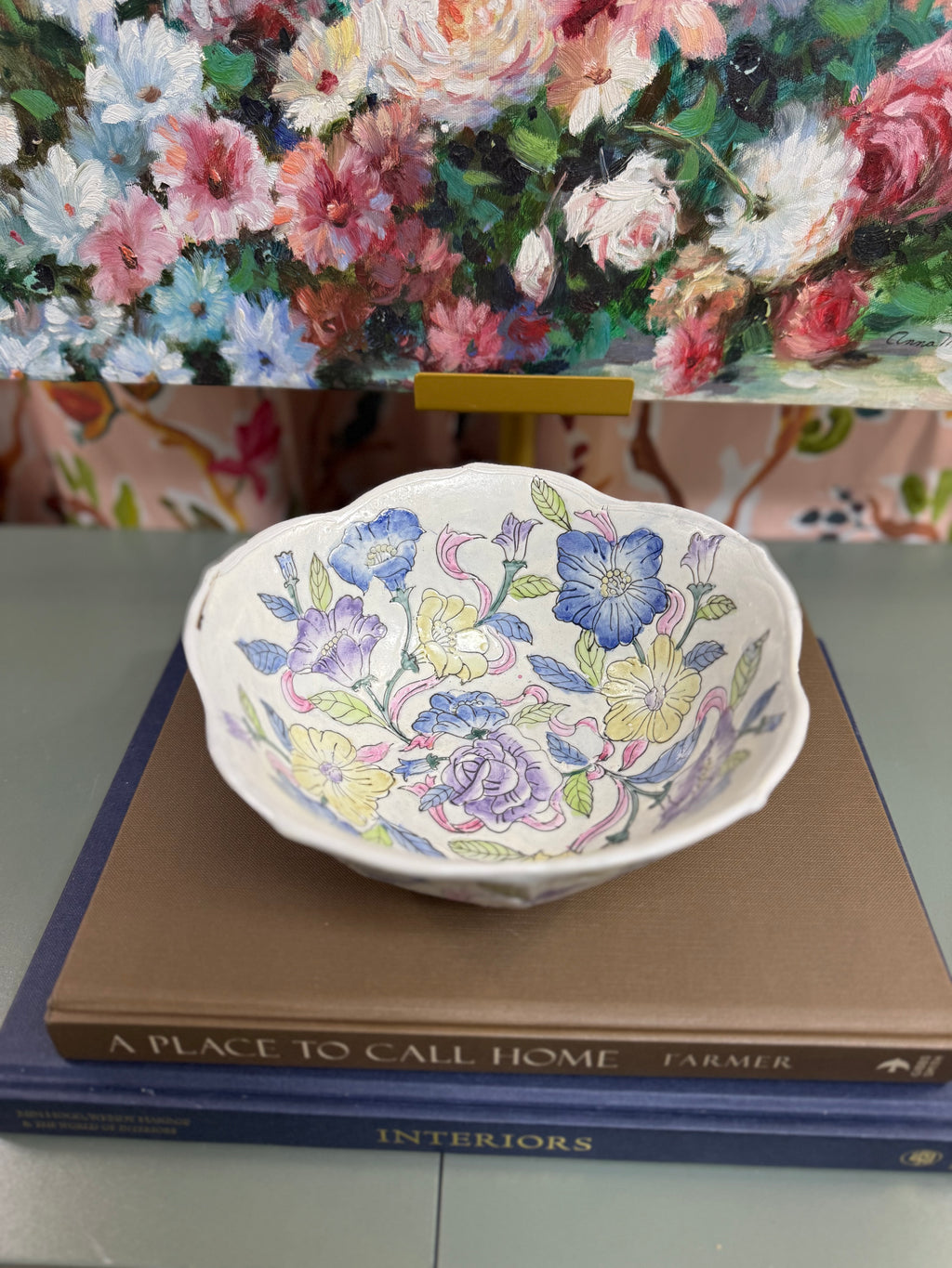 Floral Lotus Bowl