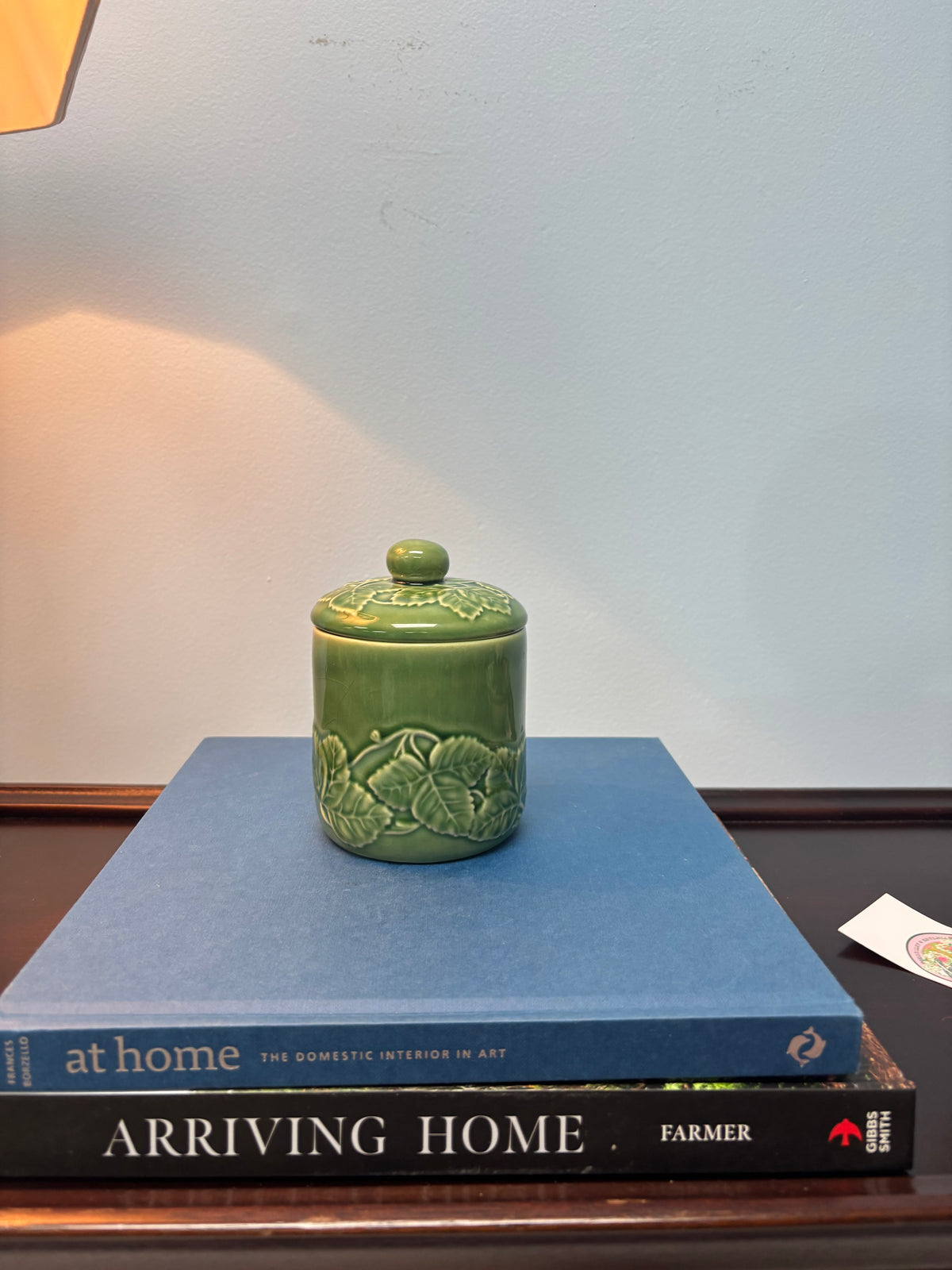 Green Bordallo Lidded Box