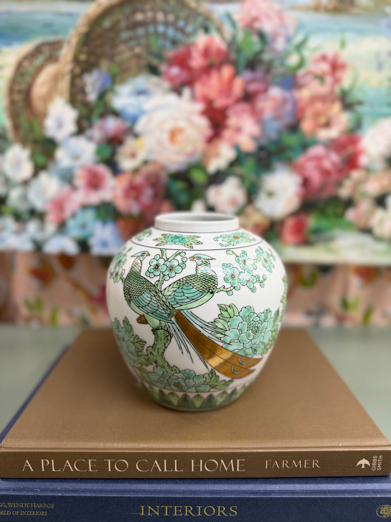 Green Gold Imari Jar