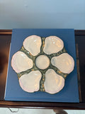 Unmarked Pastel Oyster Plate