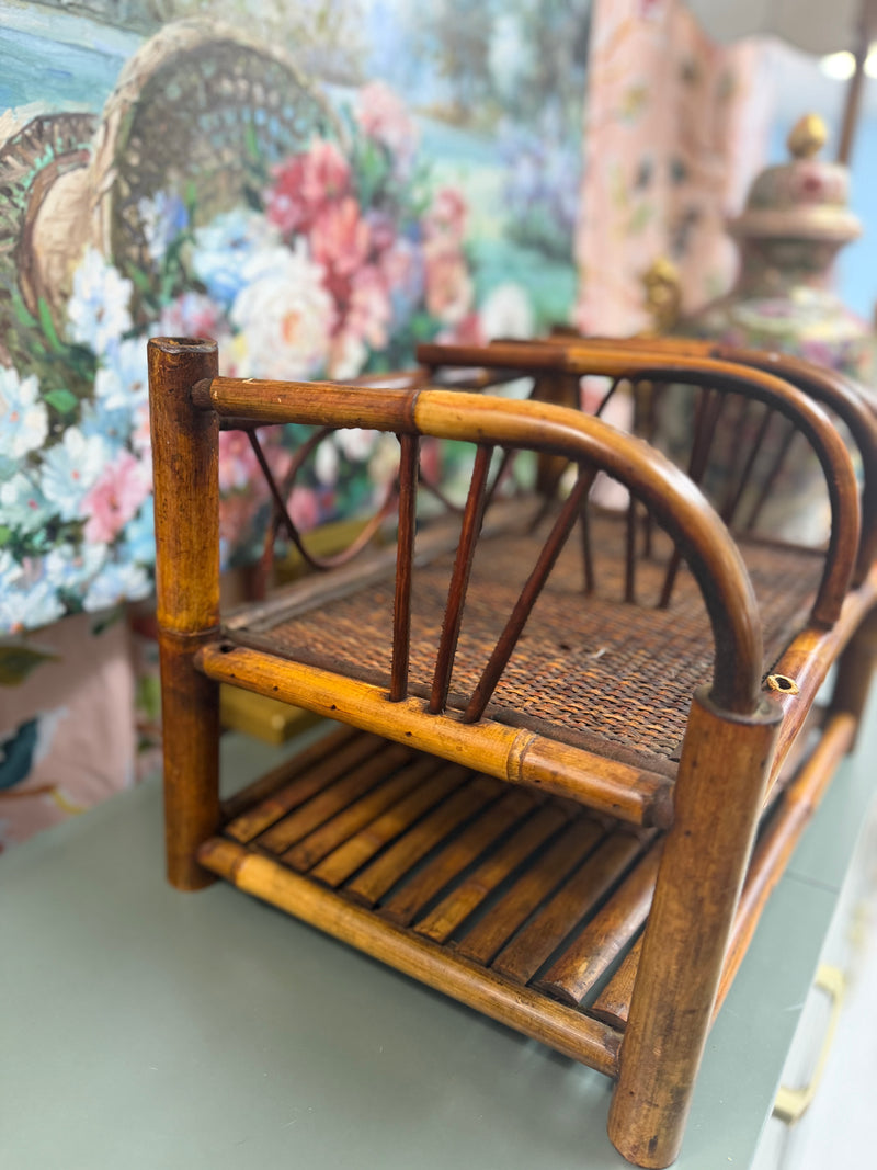 Burnt Bamboo Shelf