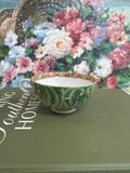 4” Rose Canton Rimmed Bok Choy Tea Cup