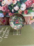 Vintage 4” Rose Canton Shallow Dish