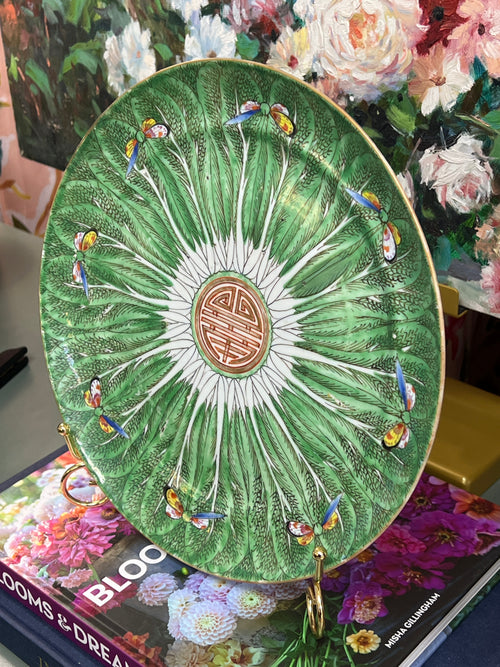 10” Antique Bok Choy Plate