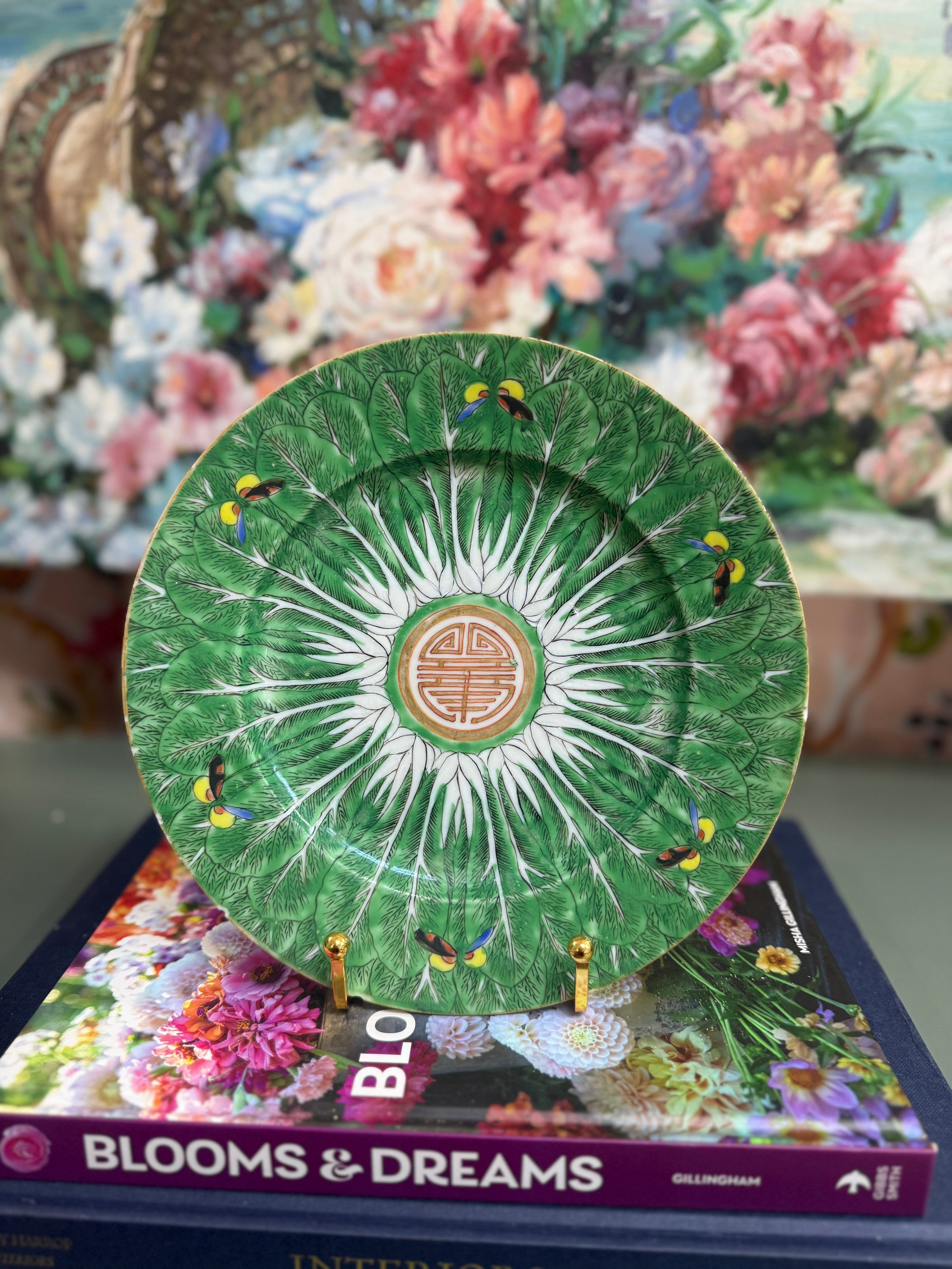 AS IS* 8.25 Inch Antique Bok Choy Plate – Antiquing with Avery