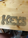 Brass “Keys” Wall Hanger