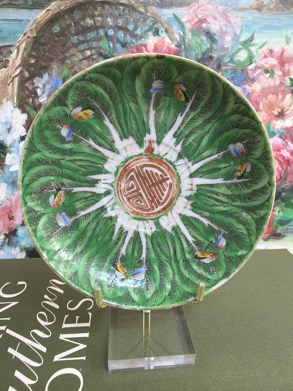 5.5” Bok Choy Saucer *PAINT LOSS*