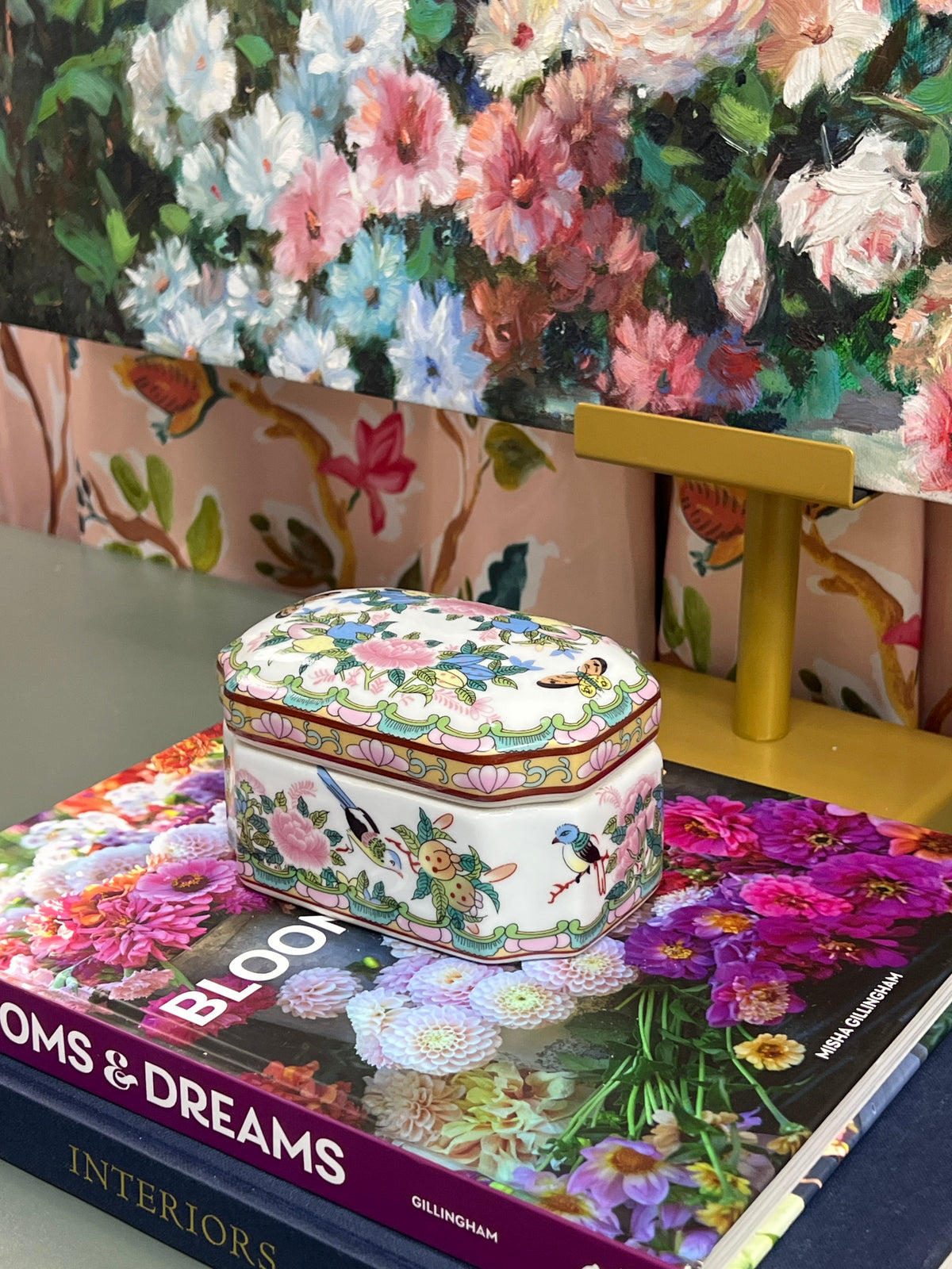 New Rose Canton Lidded Box