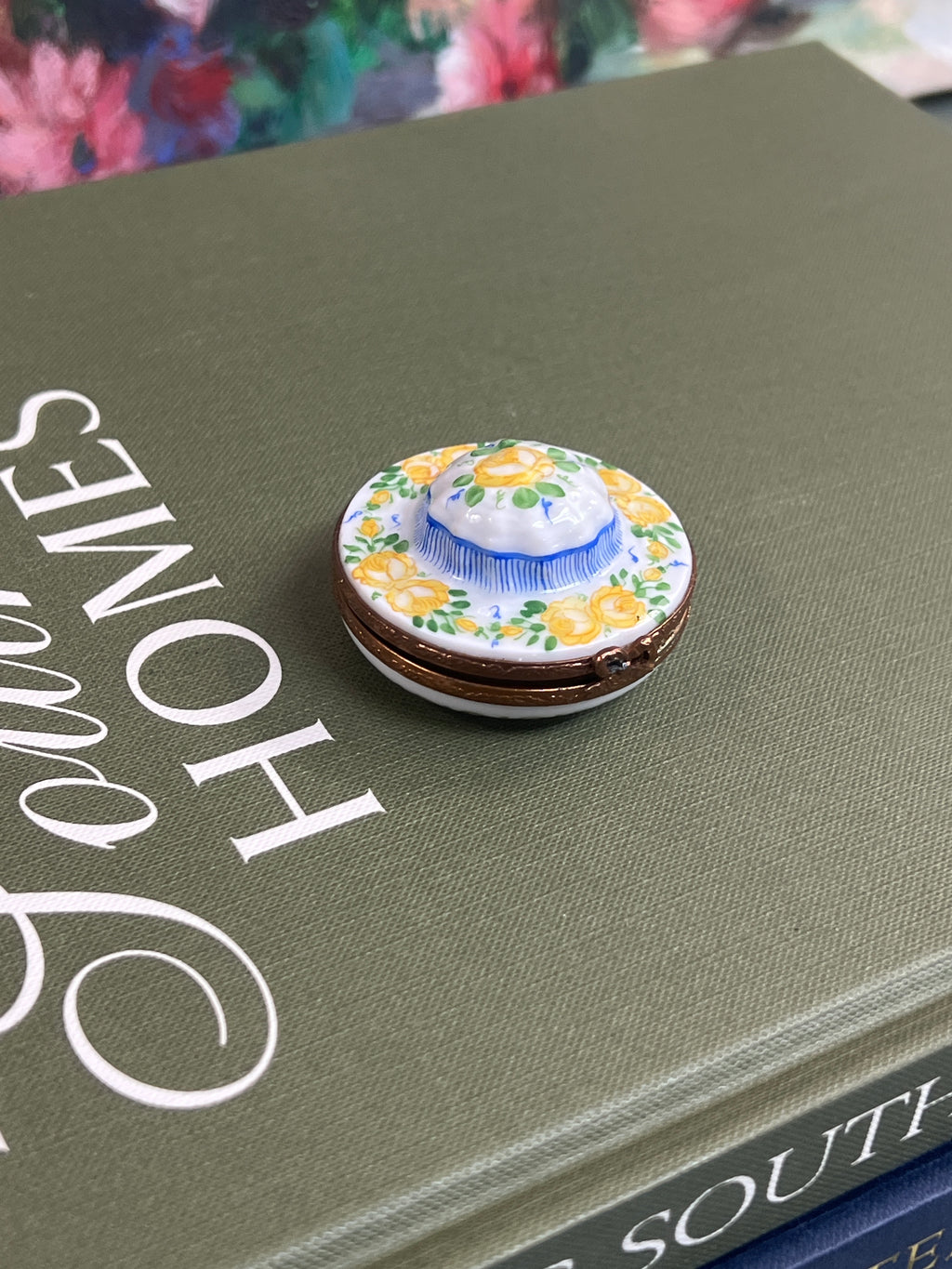 Yellow Hat Limoges box