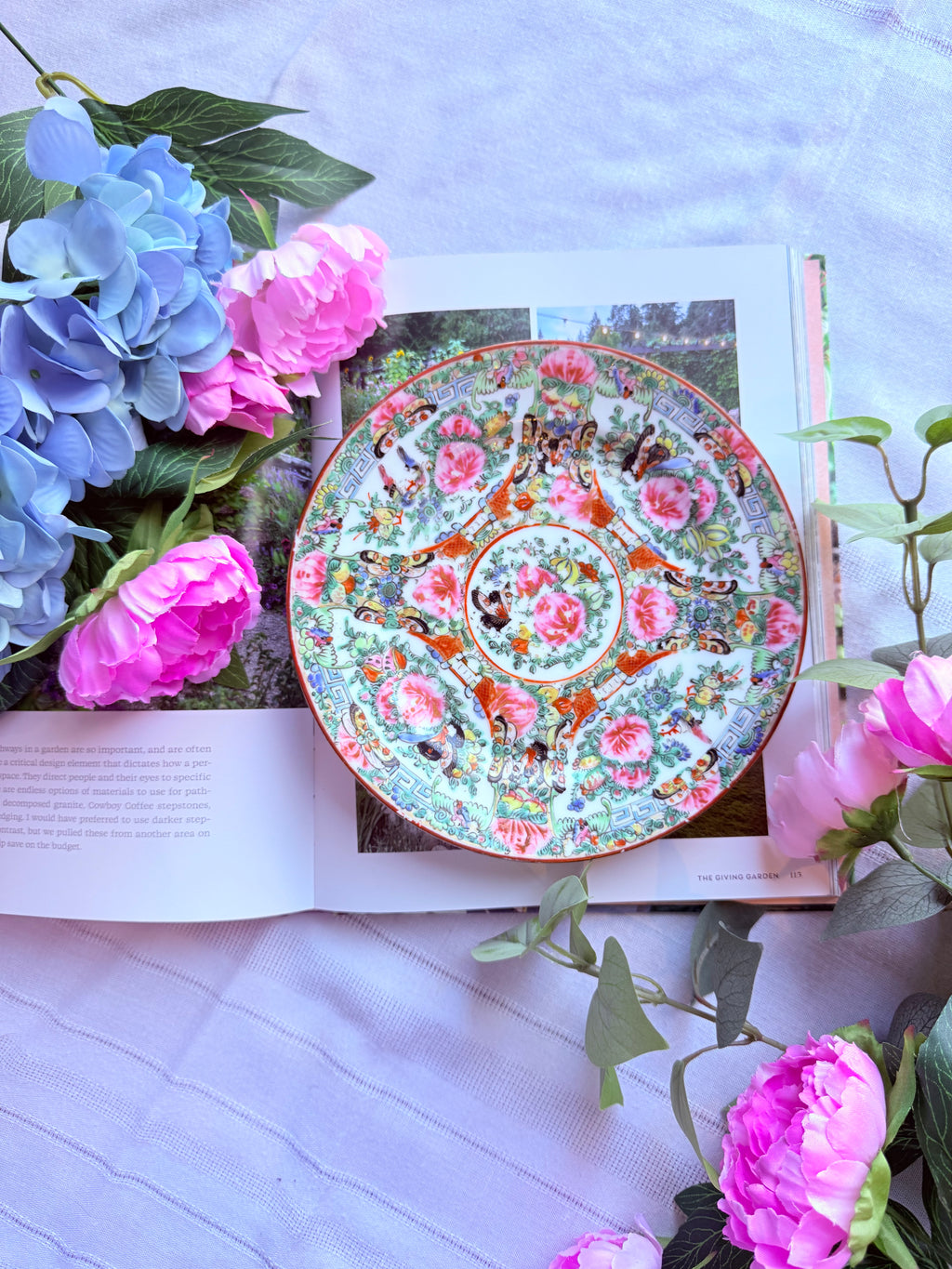 Rose Canton Plate