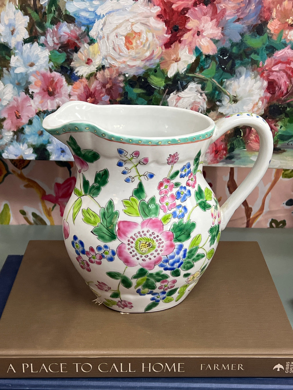 Floral Pitcher