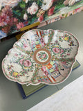 New Rose Medallion Pedestal Dish