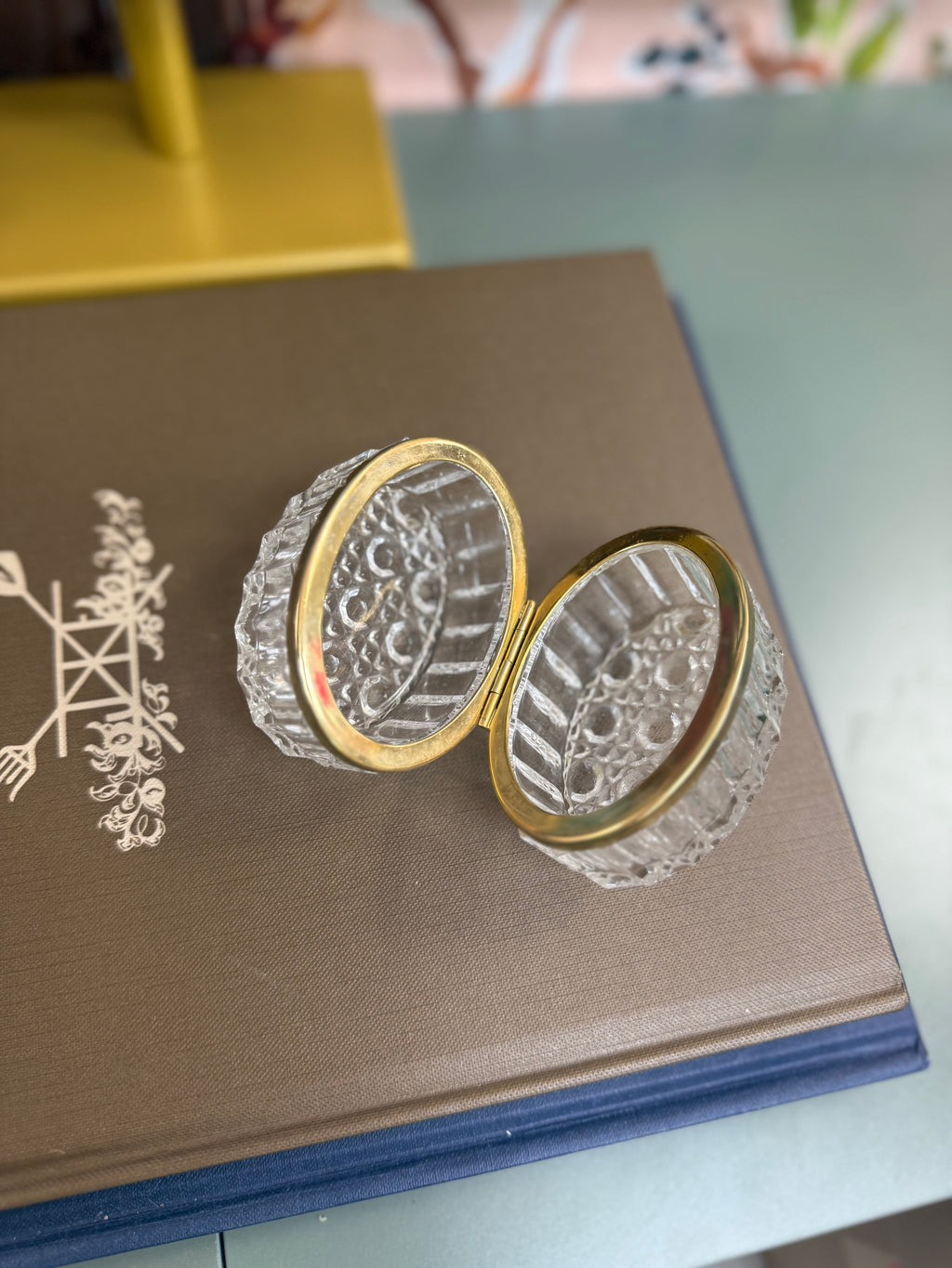 Mini Cut Glass Casket