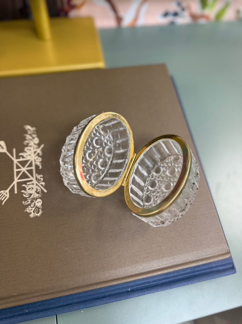 Mini Cut Glass Casket
