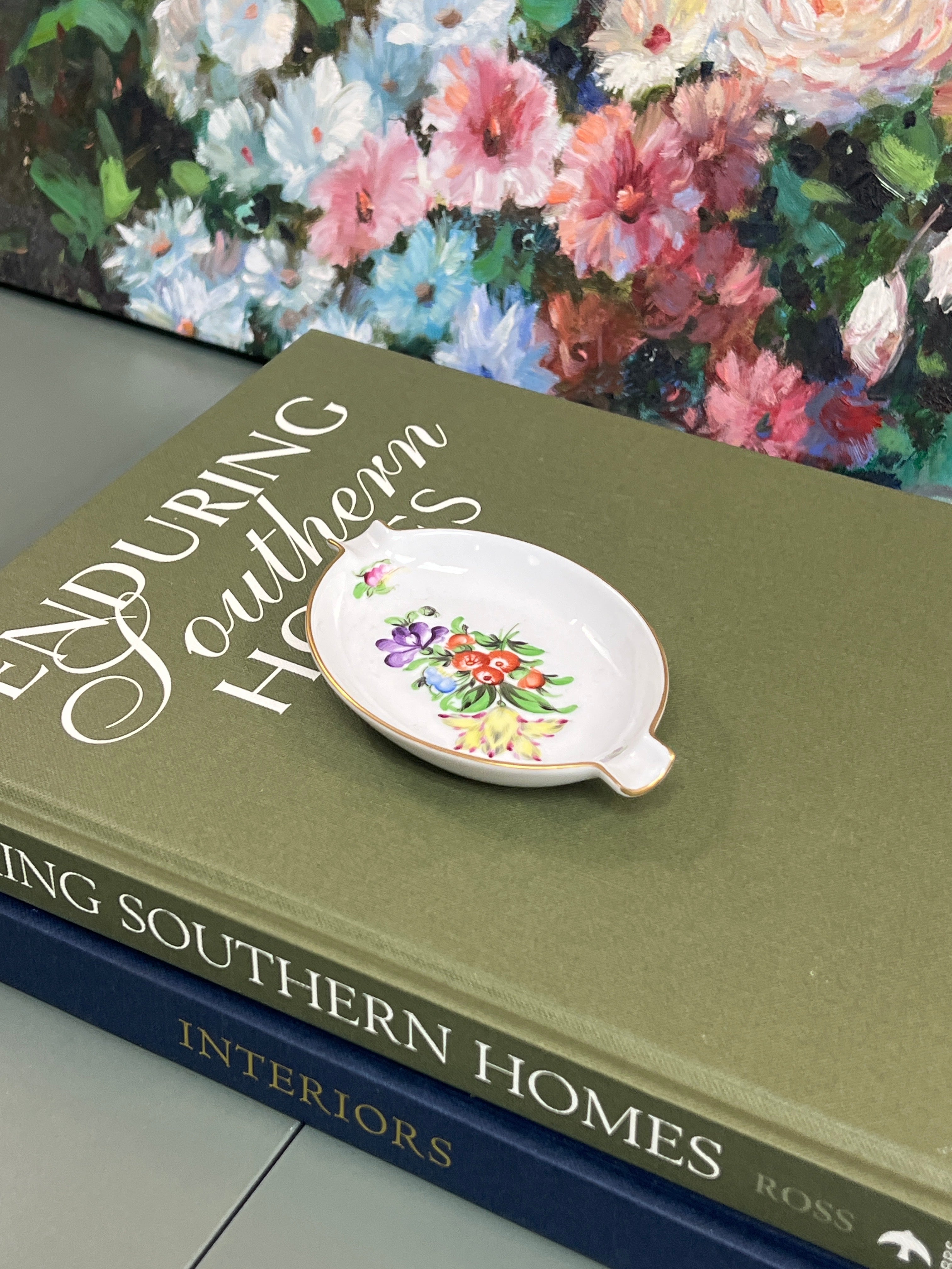 Mini Floral Herend Trinket