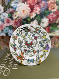 White Butterfly Plate