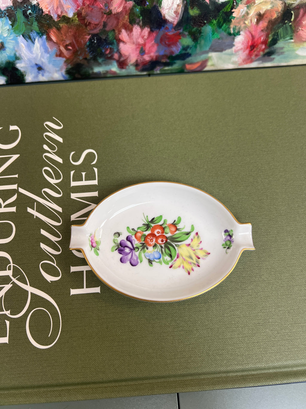 Mini Floral Herend Trinket
