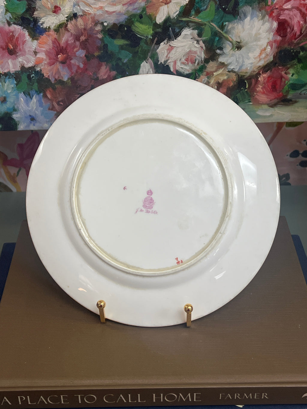 Pink Minton Plate